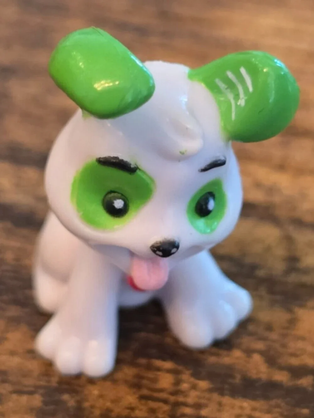 Strawberry Shortcake Pet Miniature Pupcake Puppy Dog Green Spot Canine Figure